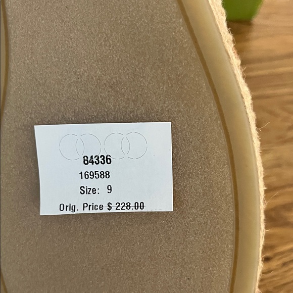 NWT Tory Burch Frayed Canvas Aline Denim Espadrille - Picture 7 of 7